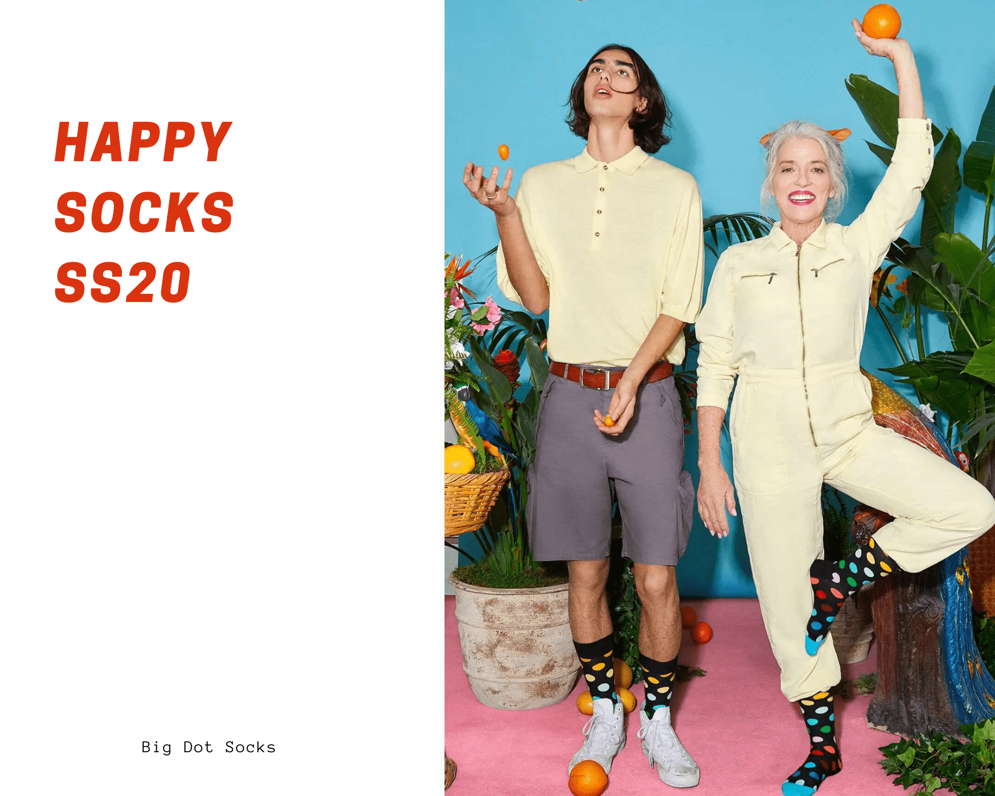 Lookbook Happy Socks SS20 - ECRU