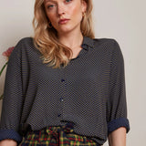 Blusa KING LOUIE Maisie Piper Evening Blue