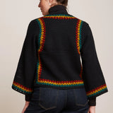 Cardigan KING LOUIE Arlene Crochet Urban Green