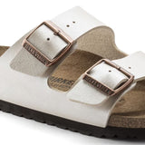 Birkenstock Arizona Birko-Flor Graceful Pearl White