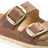 Birkenstock Arizona Big Buckle Cuero engrasado Cognac