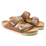 Birkenstock Arizona Big Buckle Cuero engrasado Cognac