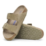 Birkenstock Arizona Plantilla blanda Ante Faded Khaki