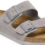 Birkenstock Arizona Suede Stone Coin