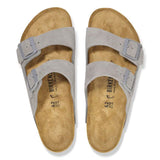 Birkenstock Arizona Suede Stone Coin