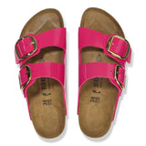 Birkenstock Arizona Big Buckle Birko-Flor esmaltado Patent Fuchsia Fusion