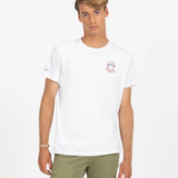 EL PULPO T-shirt Contrast Embroidery Atlantic Lifestyle Pure White