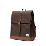 HERSCHEL City Chocolate Brown Crosshatch Saddle Brown 16L Backpack