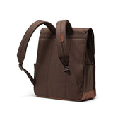 HERSCHEL City Chocolate Brown Crosshatch Saddle Brown 16L Backpack