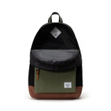 Mochila HERSCHEL Heritage™ Backpack 24L Black Four Leaf Clover Saddle Brown