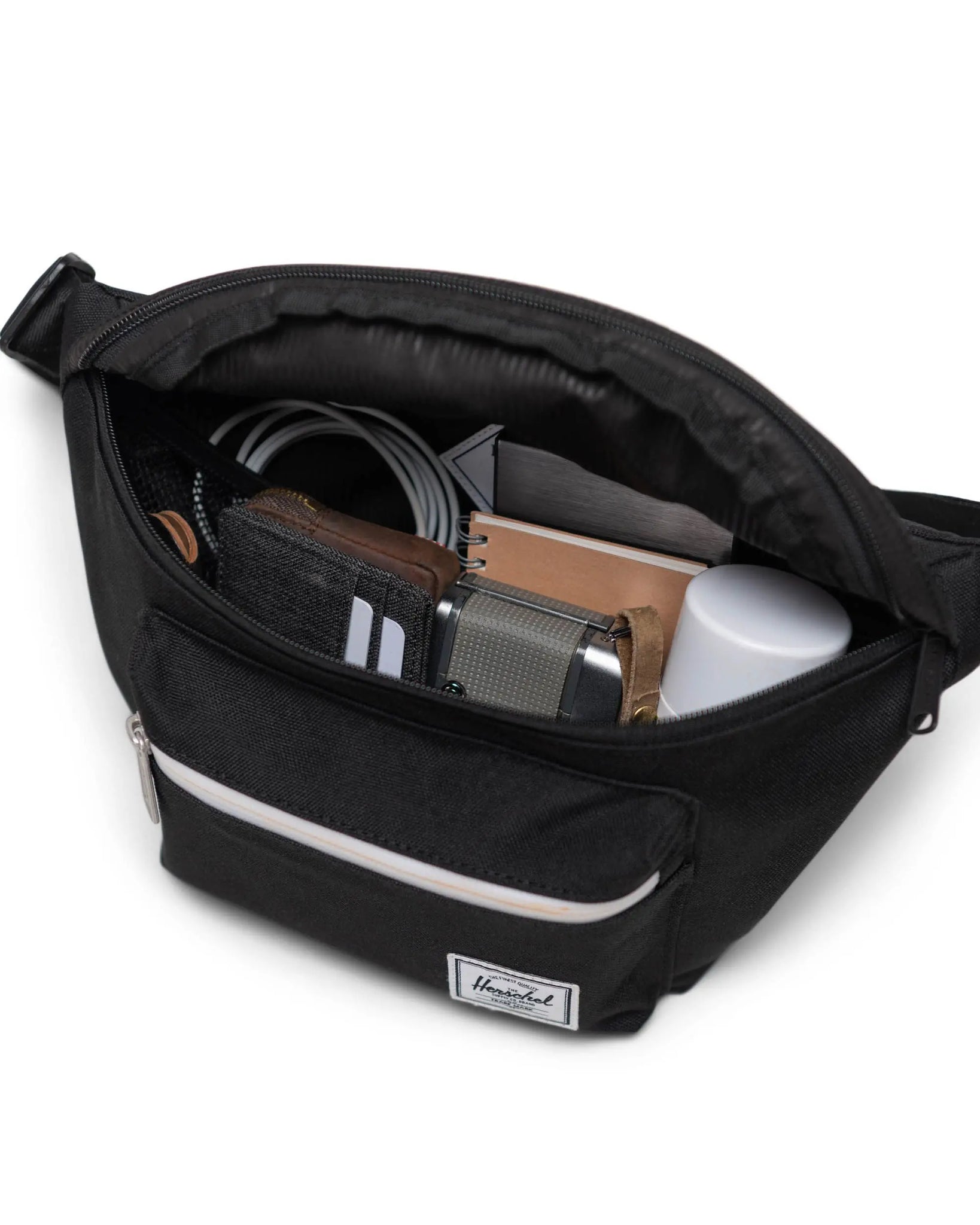 Herschel Pop Quiz Hip Pack Waist Bag-Black Iris Twill