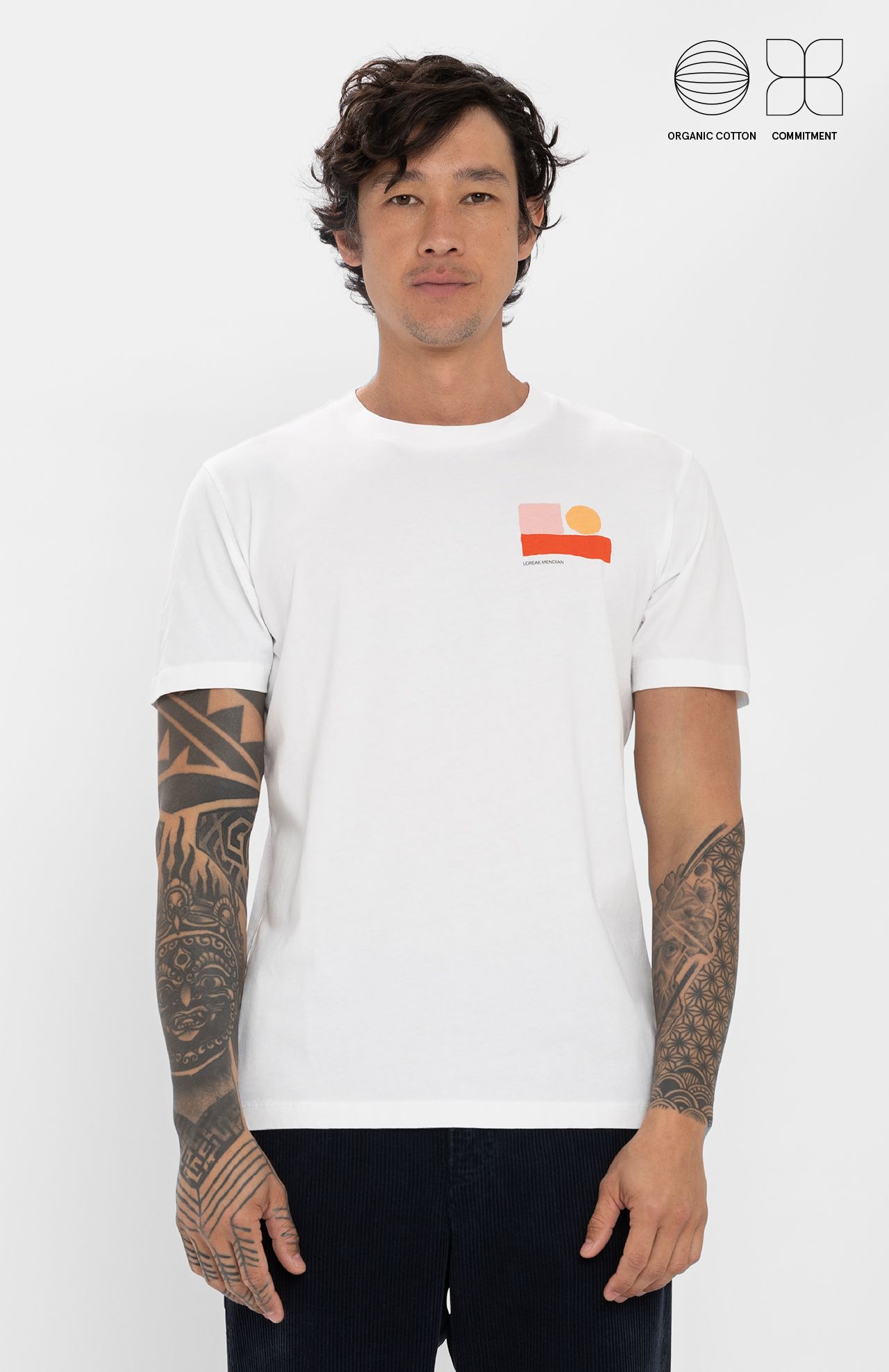 Camiseta LOREAK MENDIAN Enelzapato White