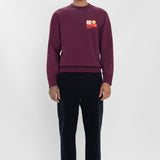 LOREAK MENDIAN Sweatshirt Enelzapato Burgundy 