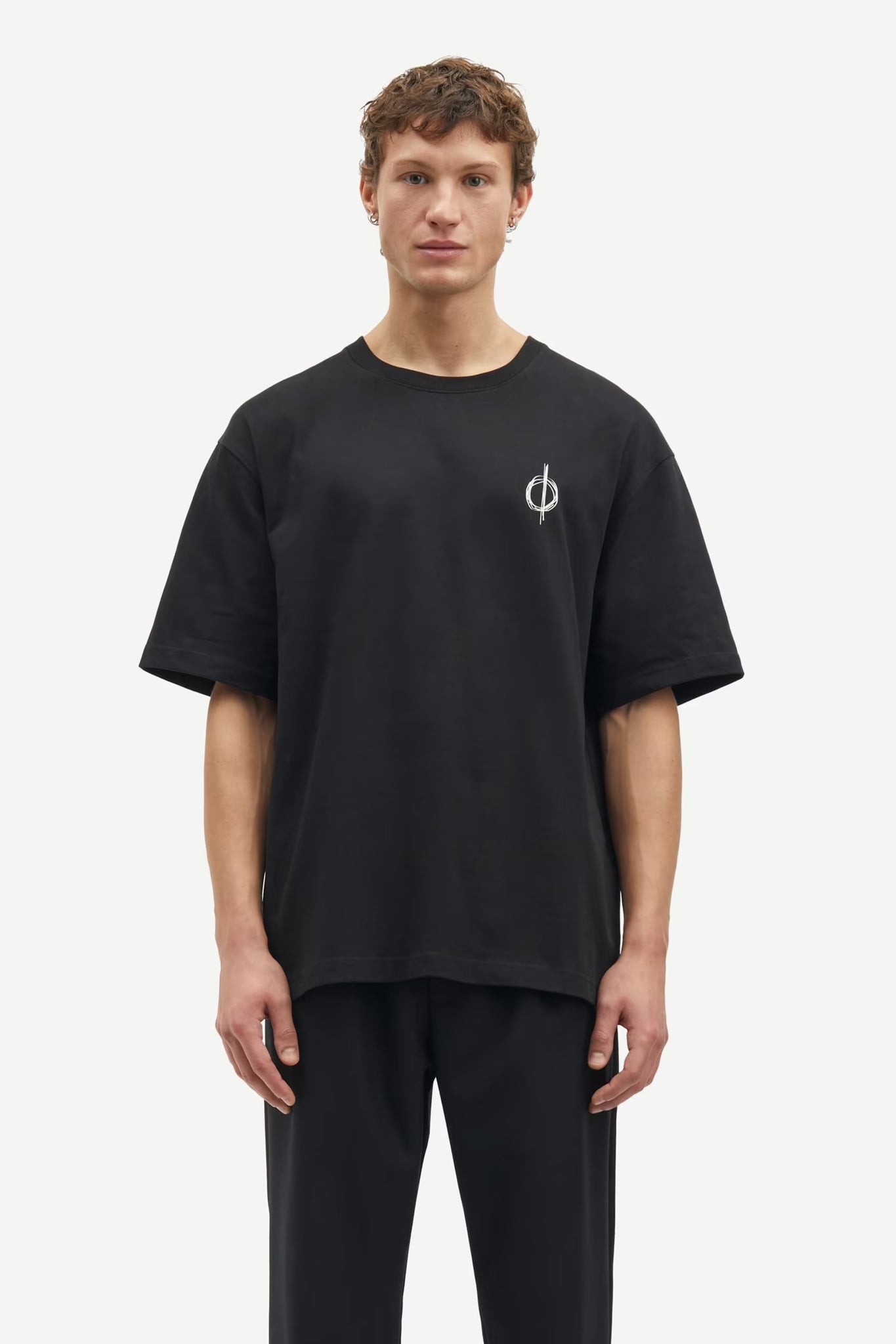 Camiseta SAMSØE Scopenhagen 11725 Copenhagen Black