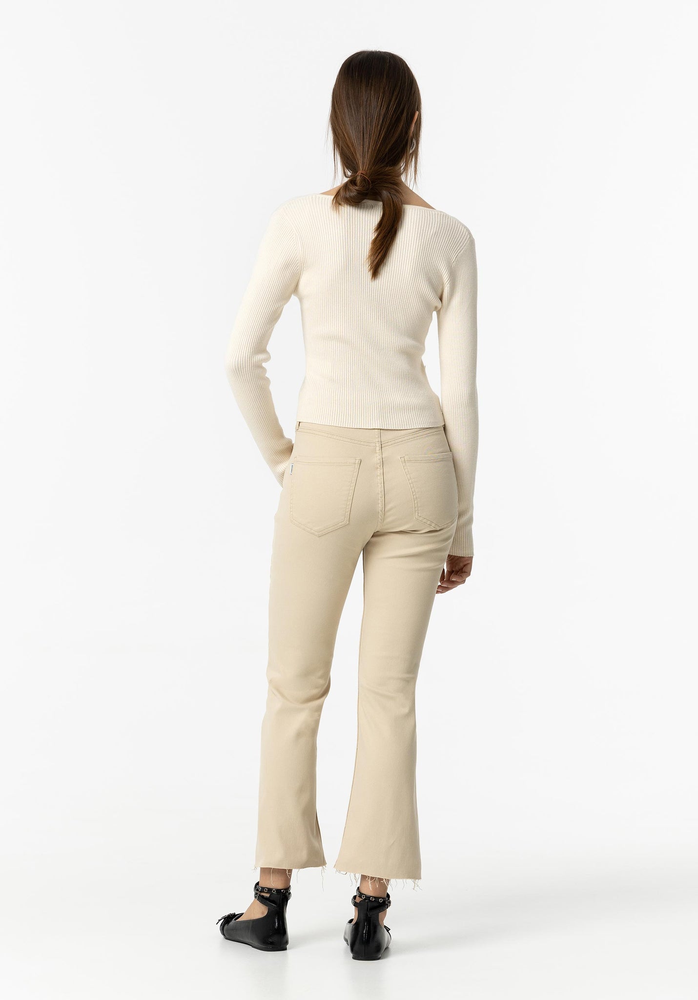 TIFFOSI kurze Megan Beige Hose