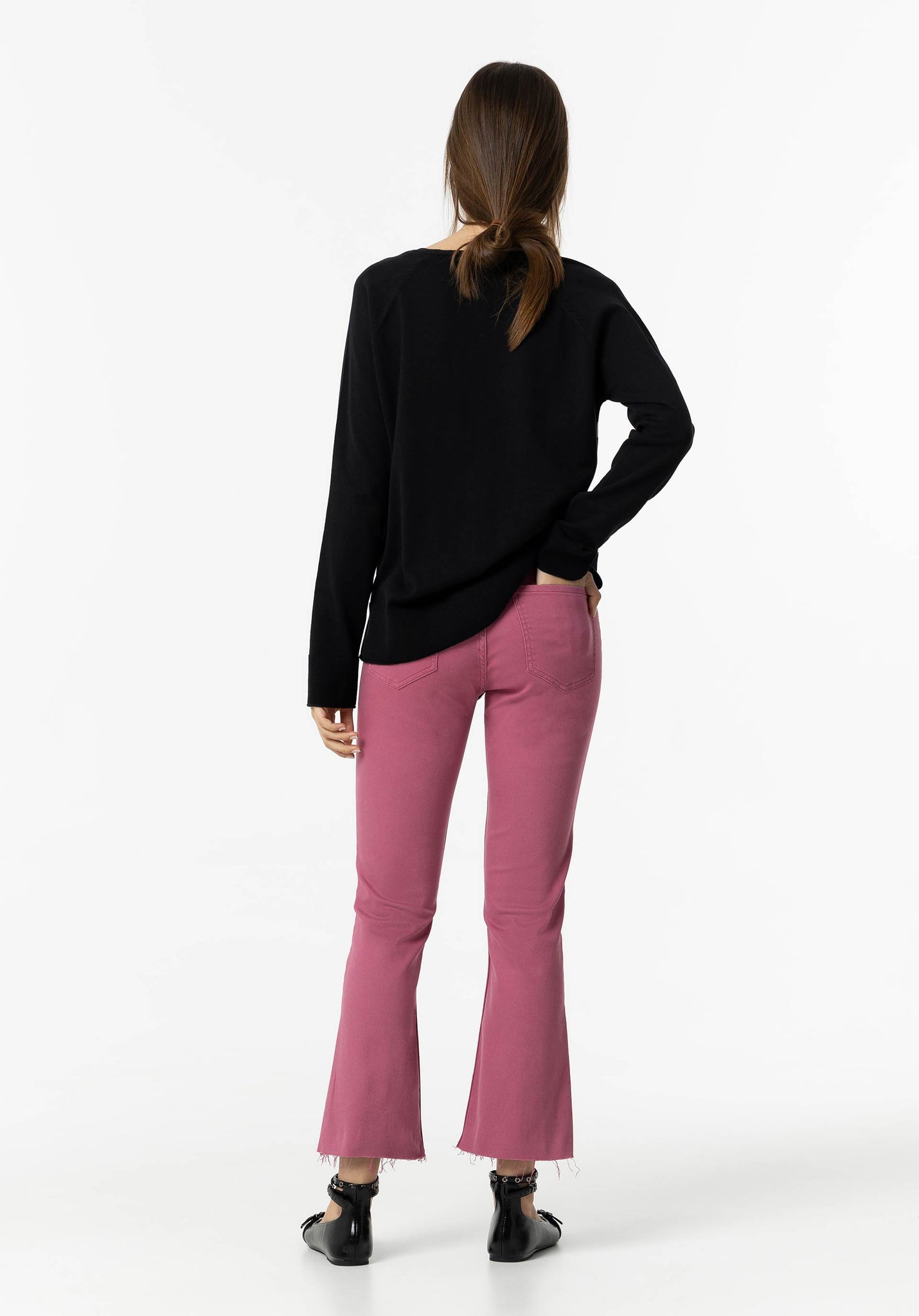 Pantalón TIFFOSI Cropped Megan Rosa