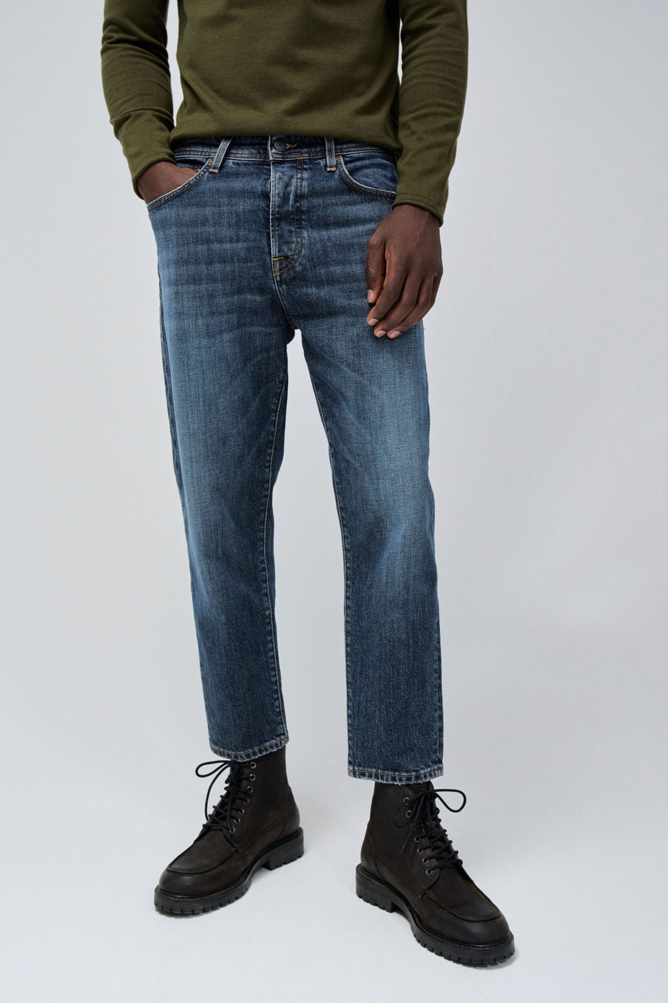 Vaqueros SALSA Tapered Cropped Slim