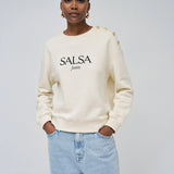 SALSA Knitted Sweater with Logo