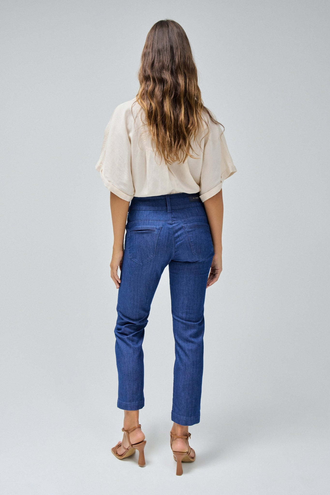 Pantalones SALSA Chinos Secret Push In Cropped Slim