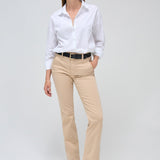 Pantalones SALSA Chinos Secret Push In Cropped Slim Beige