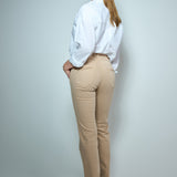 Pantalones SALSA Chinos Secret Push In Cropped Slim Beige