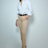 Pantalones SALSA Chinos Secret Push In Cropped Slim Beige