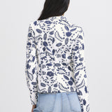 Blazer B.YOUNG Rizetta AOP Med Blue Flower