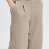 B.YOUNG Rizetta Wide Cropped Roasted Cashew Pants