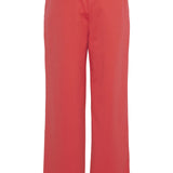 B.YOUNG Rizetta Wide Cropped Poinsettia Pants