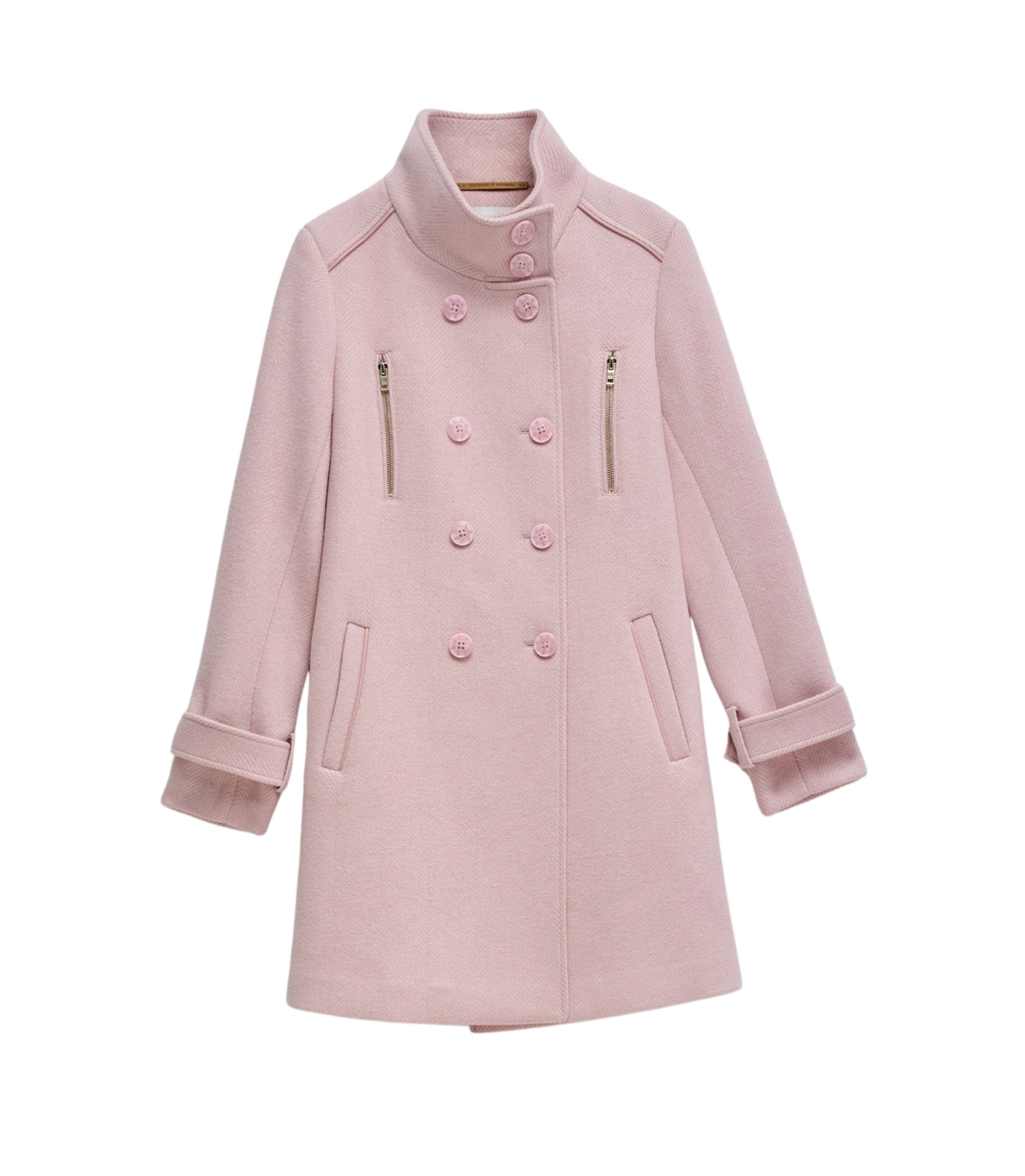 Salsa Jeans Grace Cloth Pink Coat 