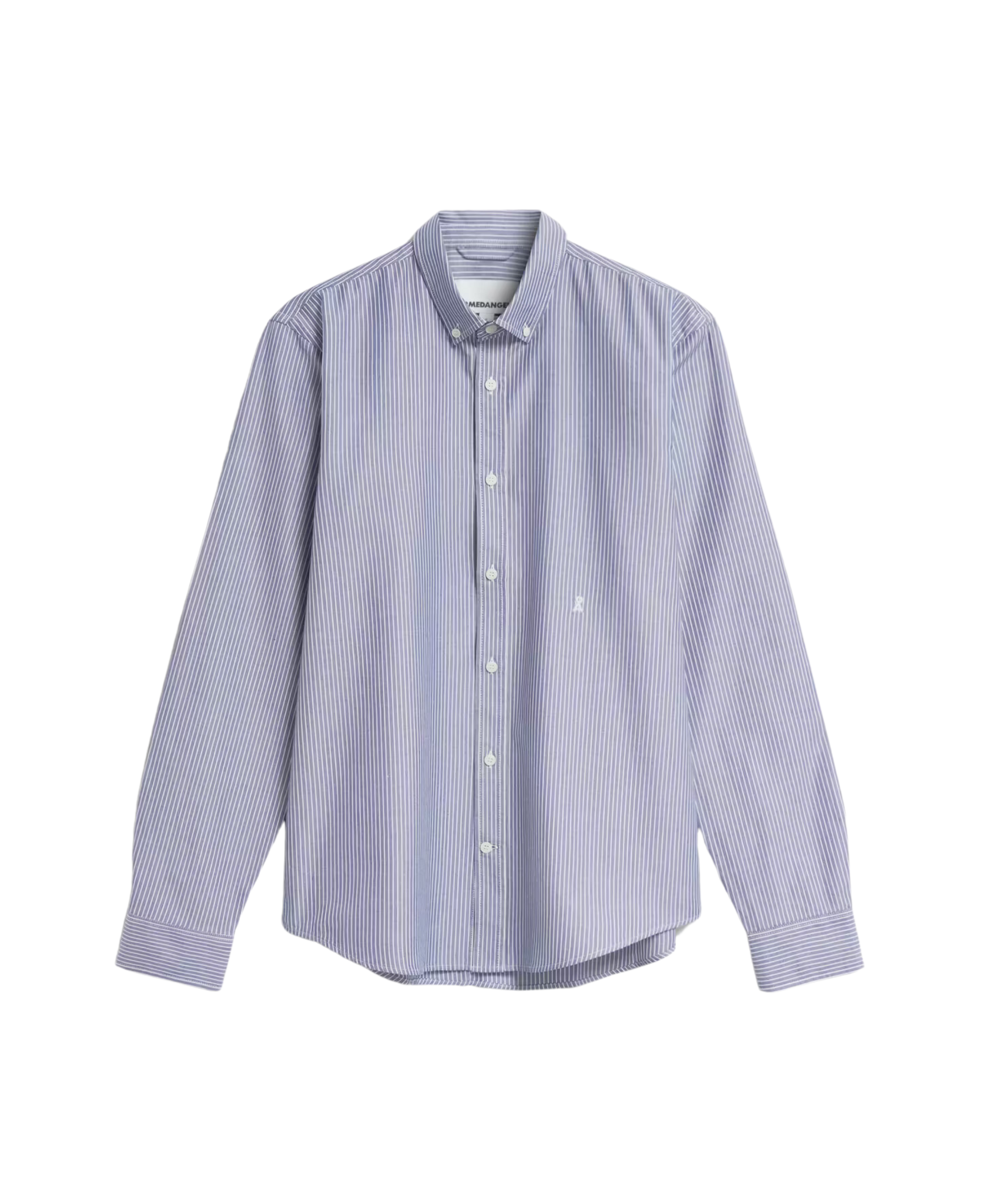 Camisa ARMEDANGELS Quaasa Stripes White Faded Indigo