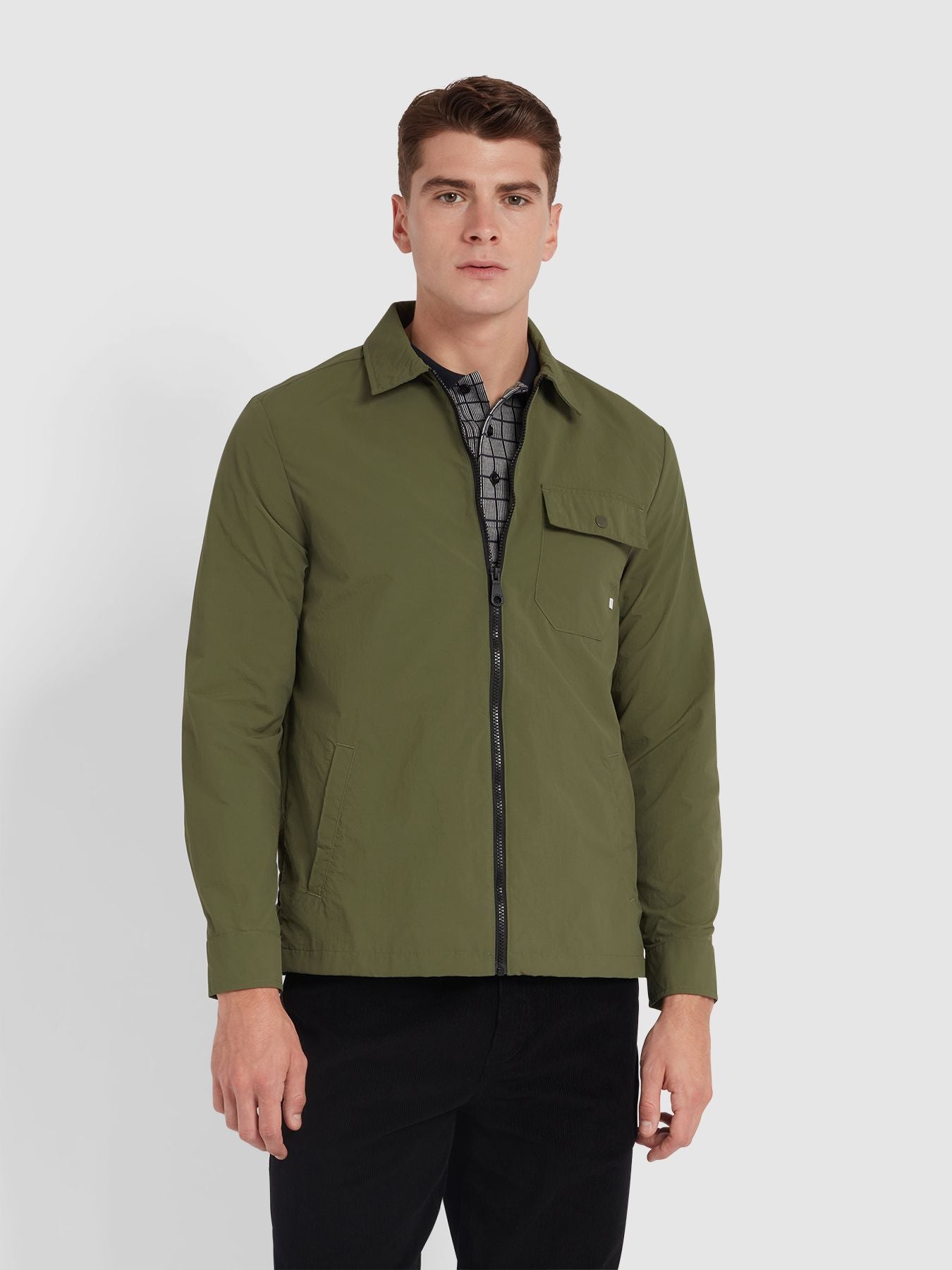 Sobrecamisa FARAH Holwick Olive Green