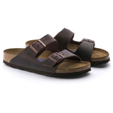 Birkenstock Arizona Plantilla blanda Cuero engrasado Habana