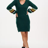 SUGARHILL Talasi Dark Green Dress