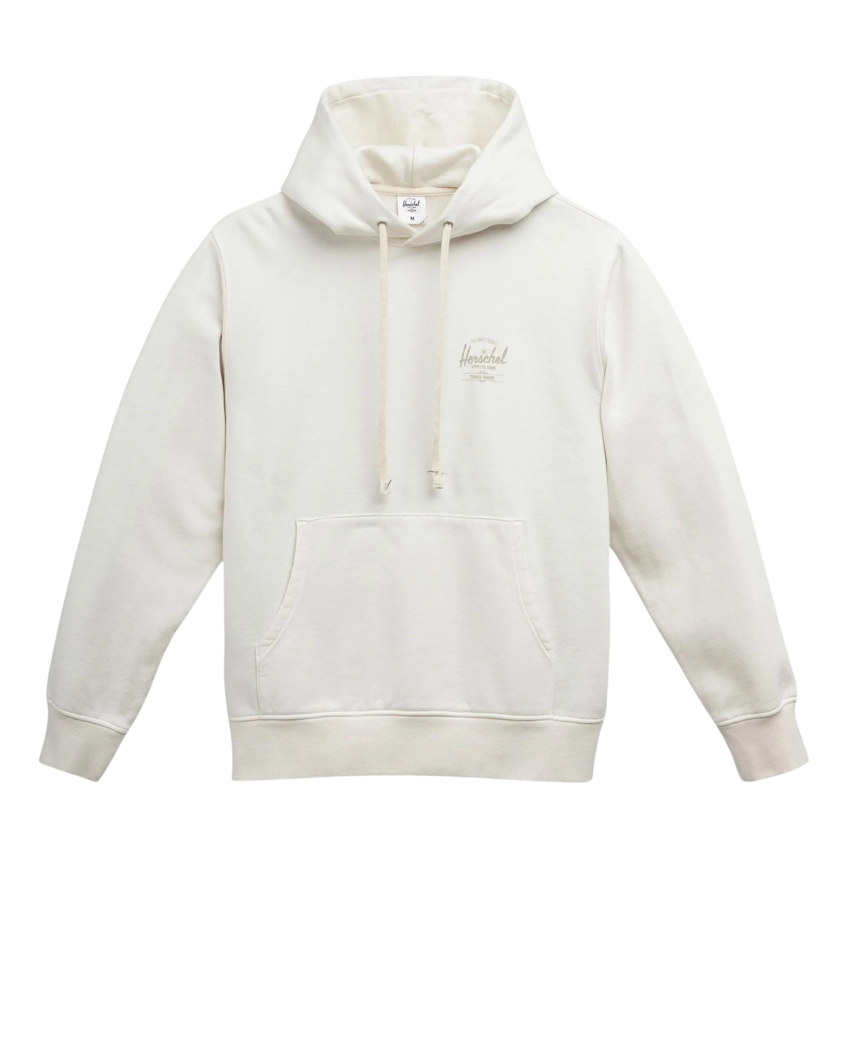 Sudadera HERSCHEL Basic Hoodie Blanc de Blanc Feather Gray