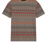 Camiseta Anerkjendt Akkikki Jacquard Incense - ECRU