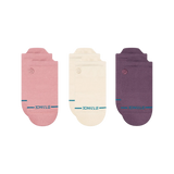 Pack of 3 STANCE Icon Low Tab Pink Socks