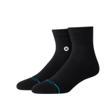 STANCE Icon Quarter Black Socks