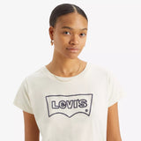 Camiseta Levi's® Gráfica Boxy Crema