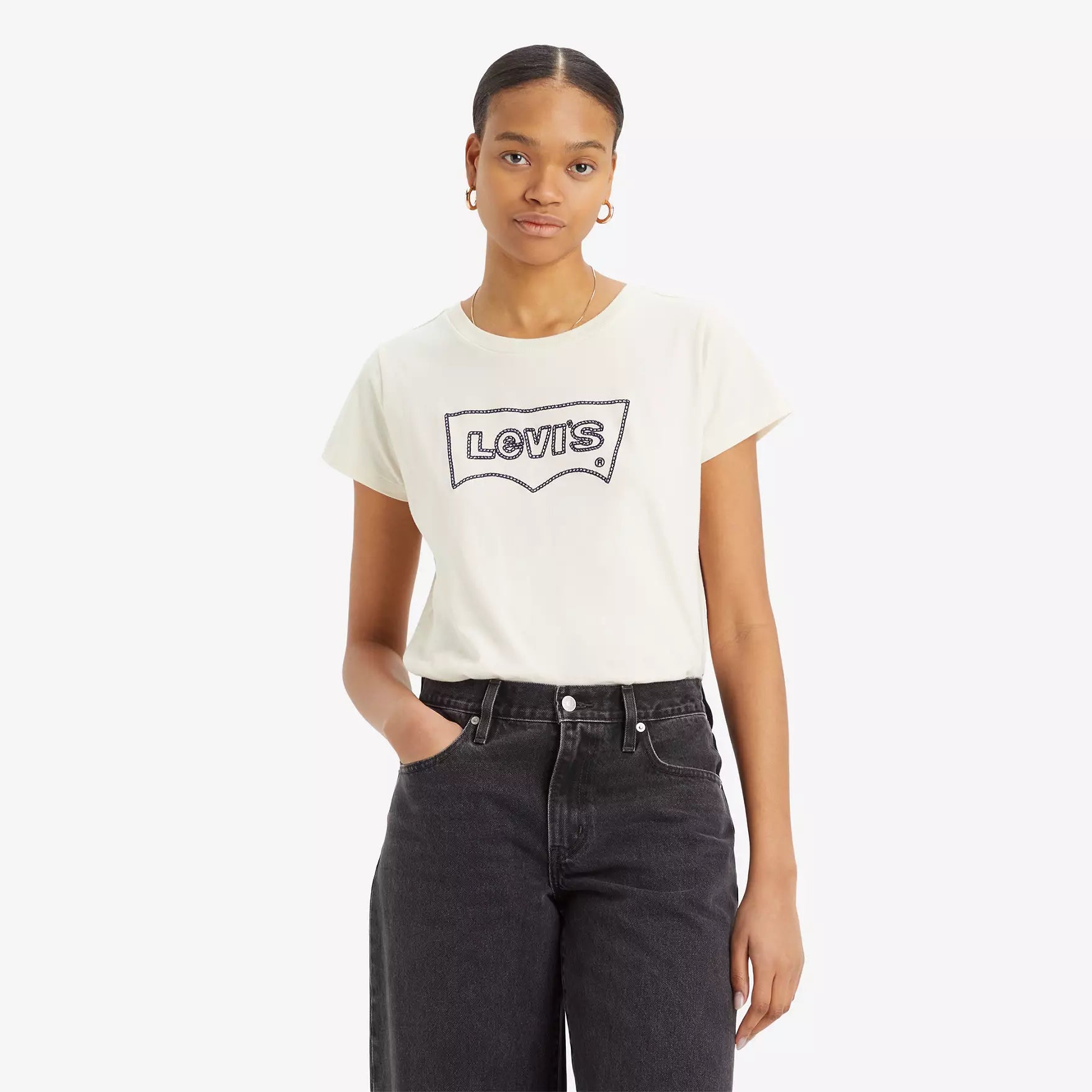 Levi's® Graphic Boxy Cream T-Shirt