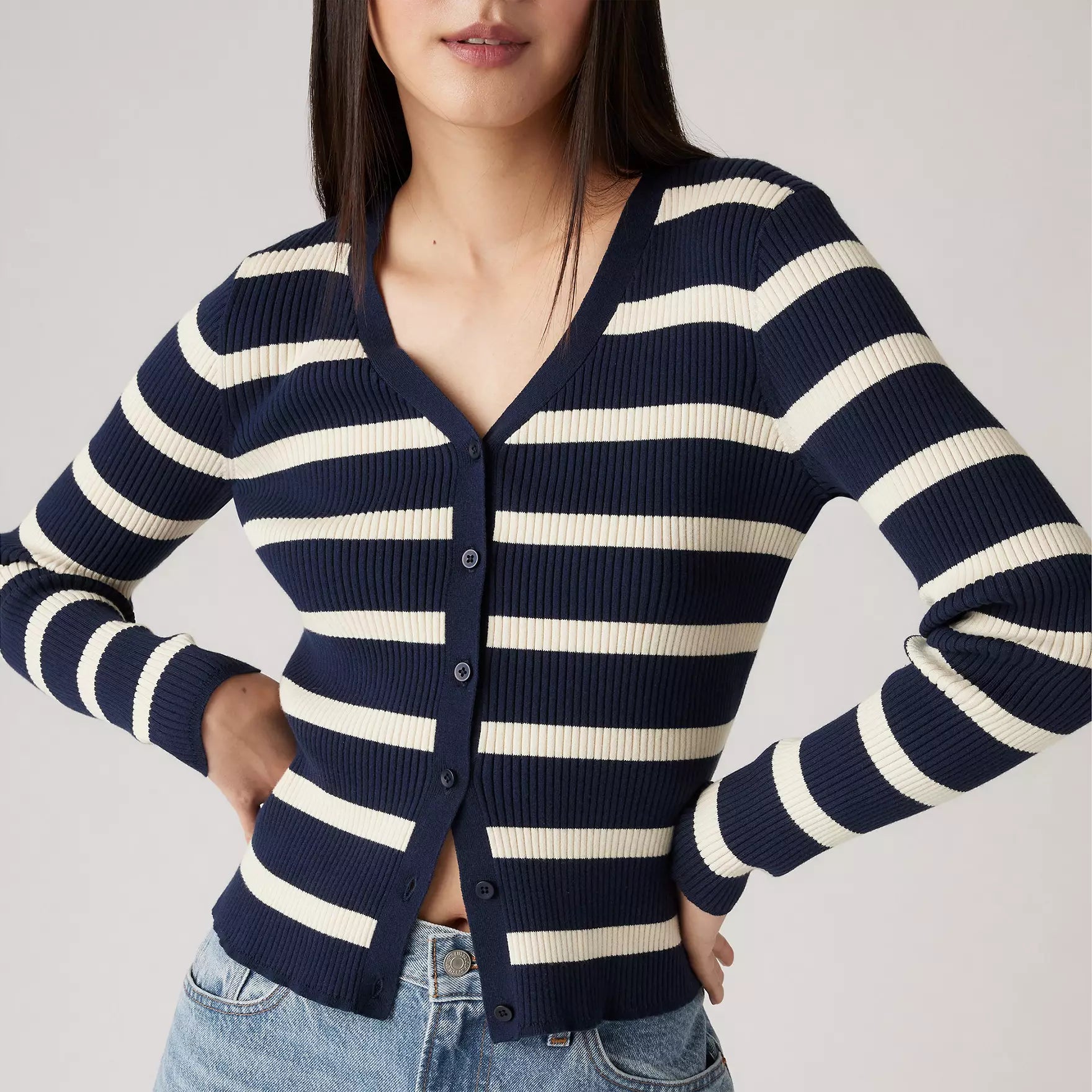 Cardigan Levi's® Tulip Redwood Stripe