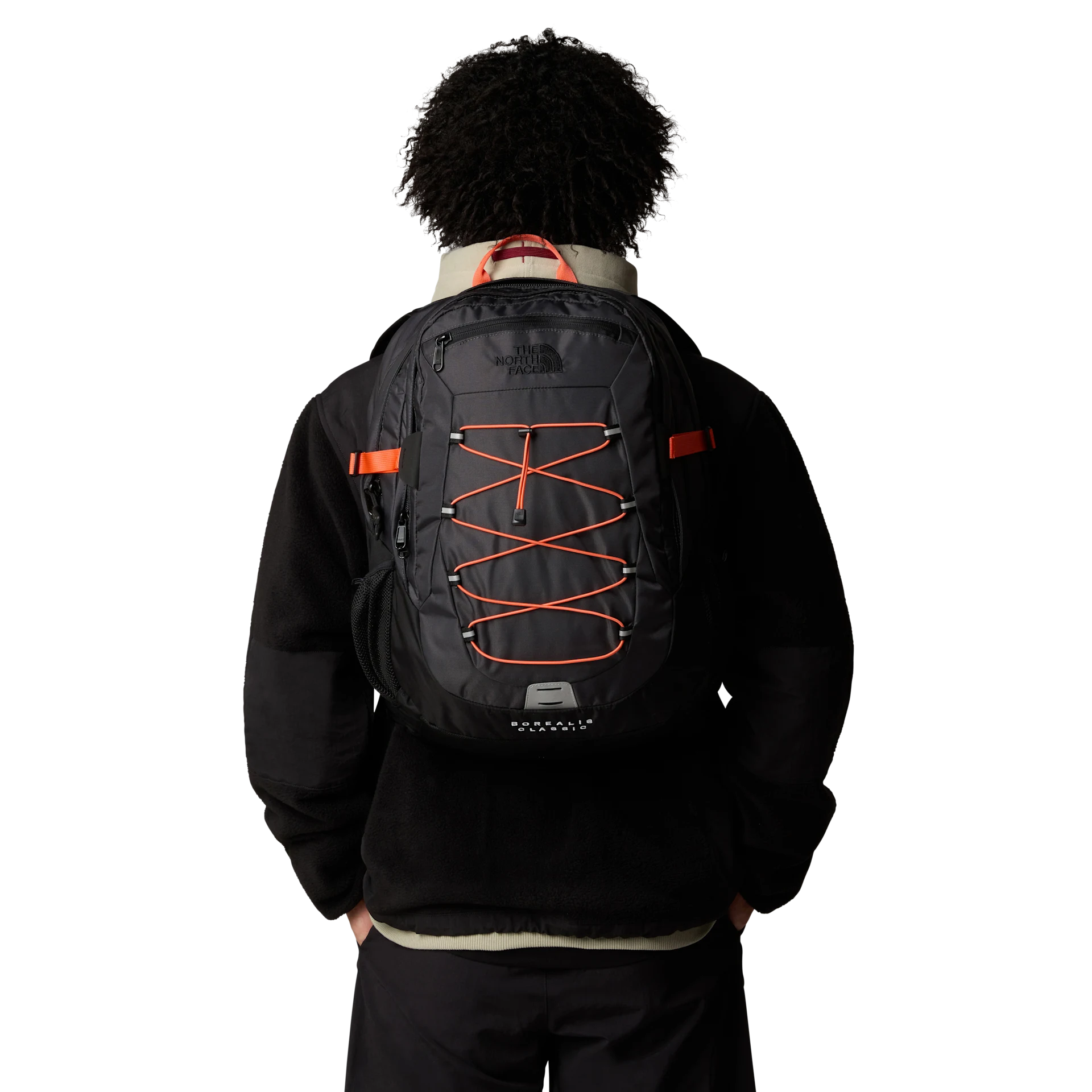 Mochila THE NORTH FACE Borealis Classic Asphalt Grey Retro Orange