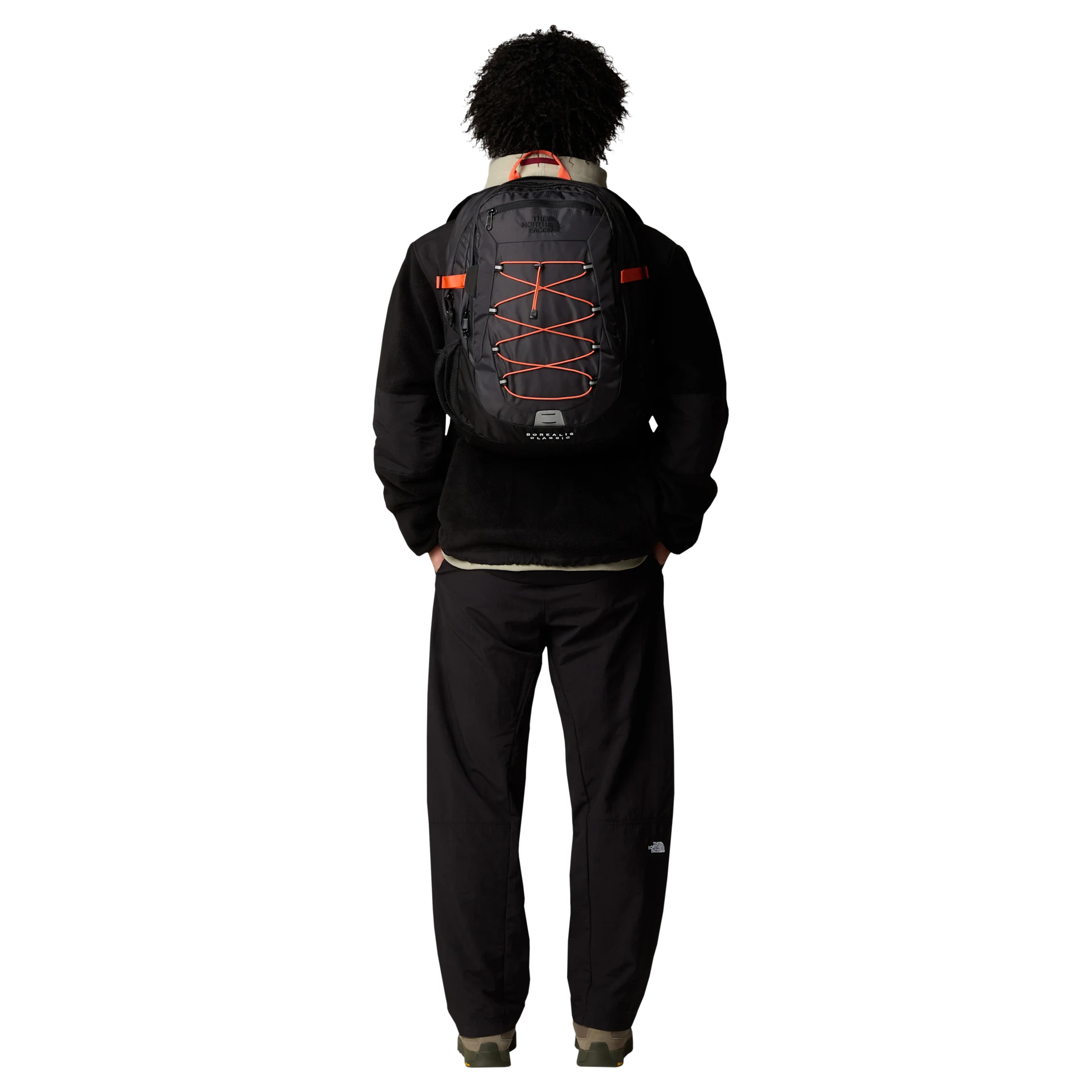 Mochila THE NORTH FACE Borealis Classic Asphalt Grey Retro Orange