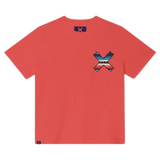 BLAUE BANANE Klassisches rotes T-Shirt 