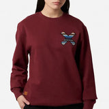 BLUE BANANA Crew Classic Burgundy Sweatshirt 