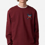 BLUE BANANA Crew Classic Burgundy Sweatshirt 