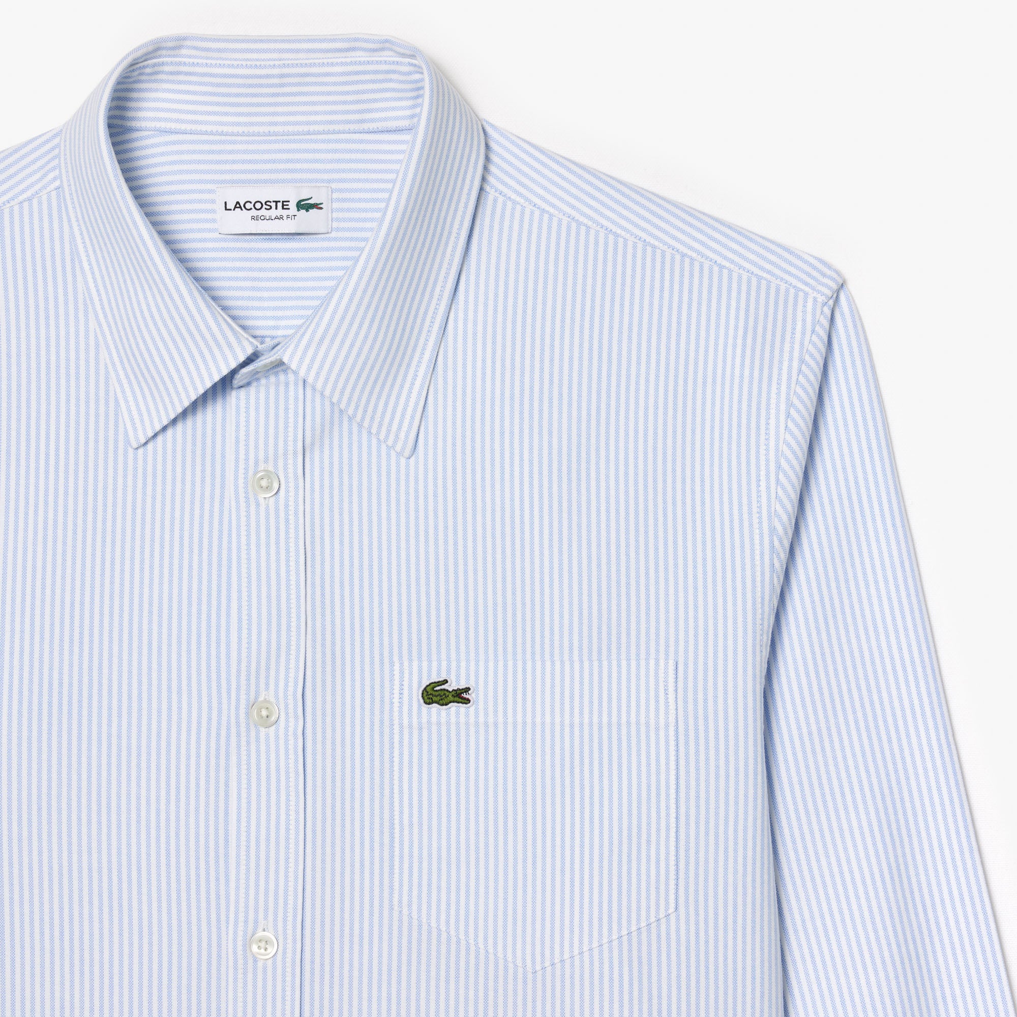 Camisa LACOSTE Rayas Algodón Oxford