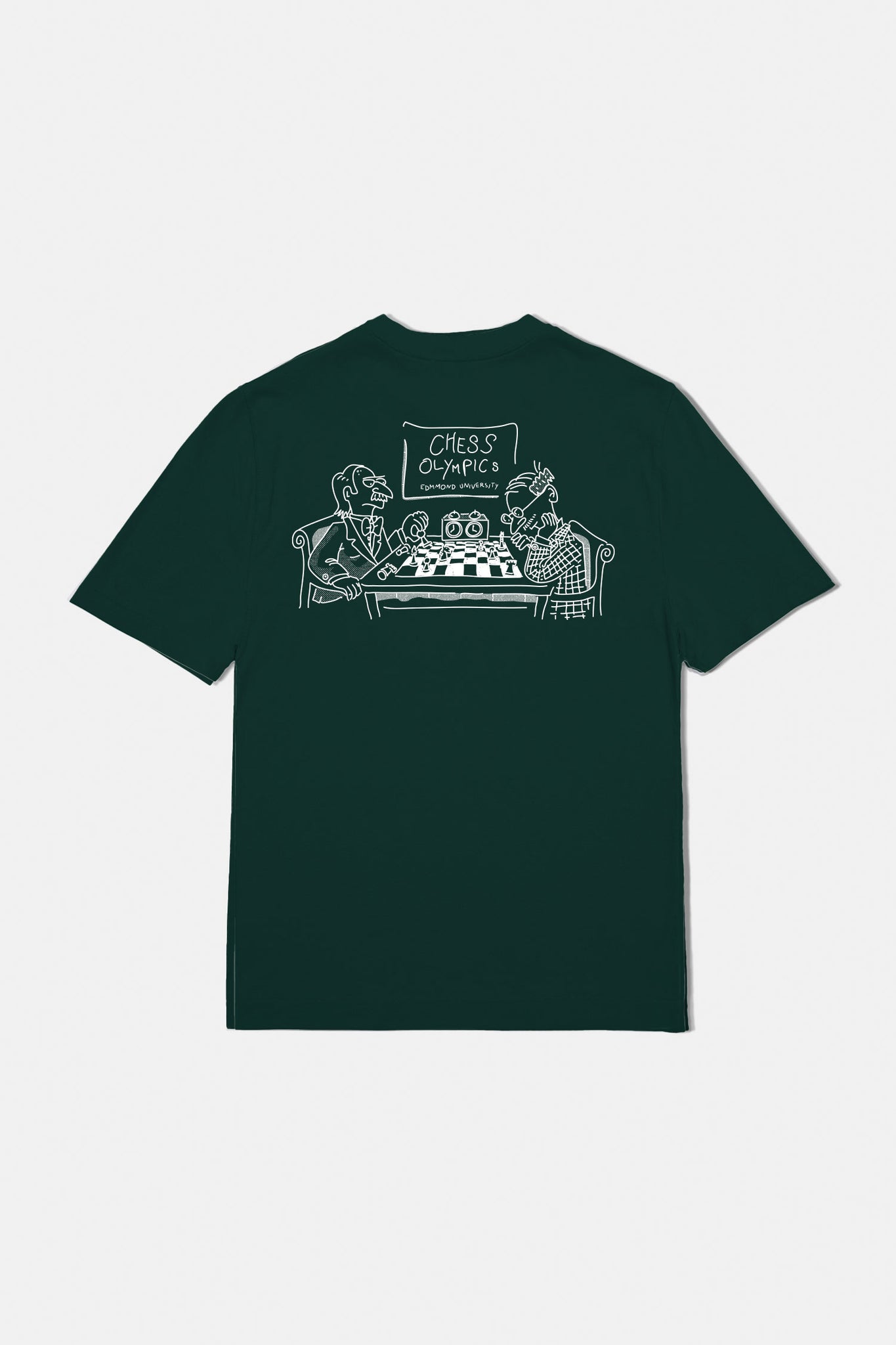 Camiseta EDMMOND STUDIOS Chess Olympics DK Green