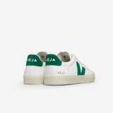 VEJA Campo Chromefree Leather White Emeraude Sneakers