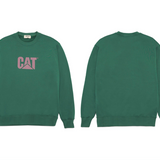 Sudadera CAT WWR Big Logo Hunter Green